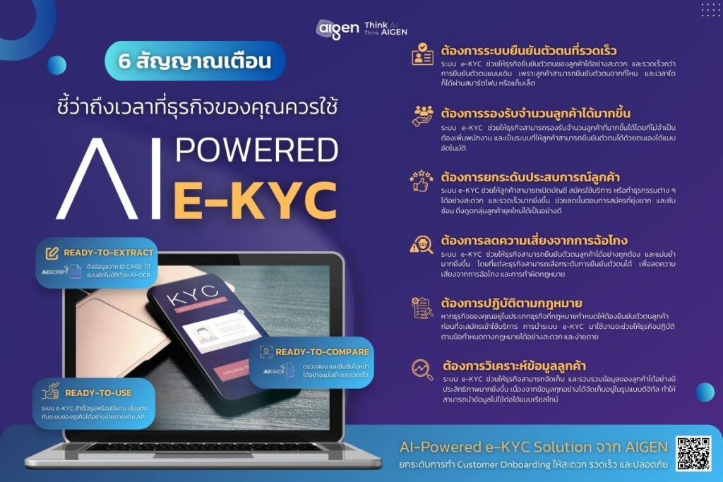 ระบบ e-KYC สำหรับธุรกิจ