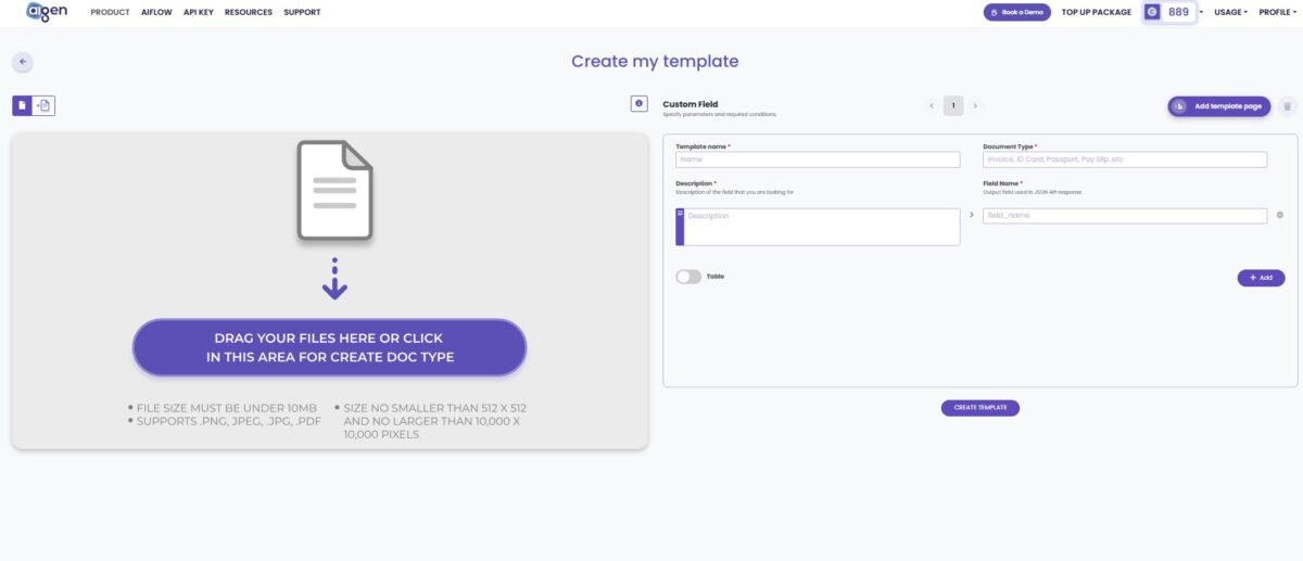 My Template ตั้งค่าเอกสารได้ตามต้องการ